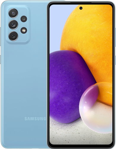 Samsung Galaxy A72 modrá Main image Samsung Galaxy A72 modrá - Mobilní telefon - Main image