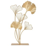 MAURO FERRETTI Leaf, motiv listů ginkga, kov, zlatá, výška 44,5 cm - Decoration