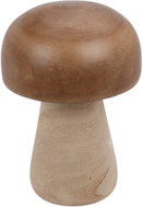 HOME STYLING COLLECTION Houba, dřevo, hnědá, výška 20 cm - Decoration