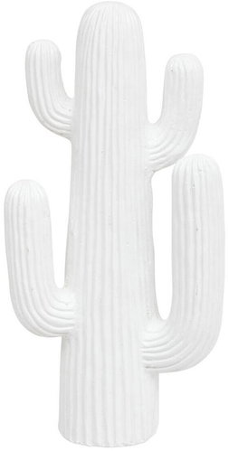 ATMOSPHERA Rodrigo, cactus, artificial stone, white, height 38cm Main image ATMOSPHERA Rodrigo, cactus, artificial stone, white, height 38cm - Decoration - Main image