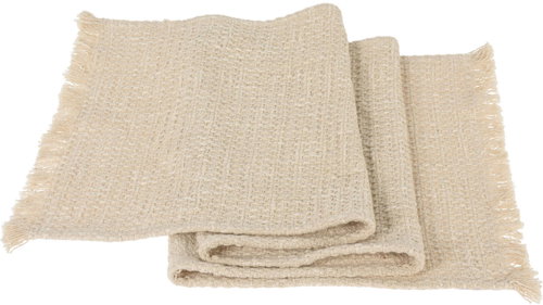 Home Styling Collection Christmas table runner in natural colour 150 × 40 cm - Runner - Main image