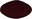 Carpet, faux fur, diameter 80 cm, burgundy
