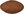 Carpet, faux fur, diameter 80 cm, dark brown