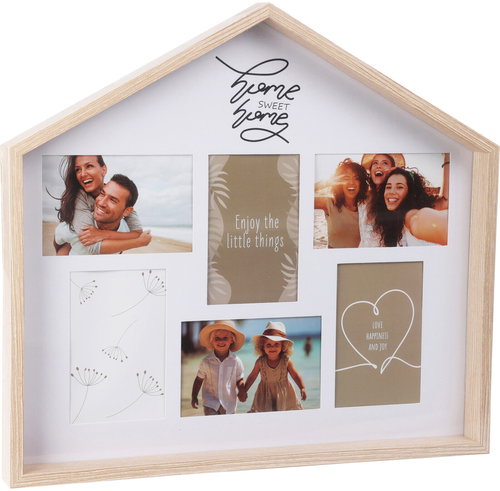 Home Styling Collection House-shaped photo frame, 70 × 40 × 43 cm - Photo Frame - Main image