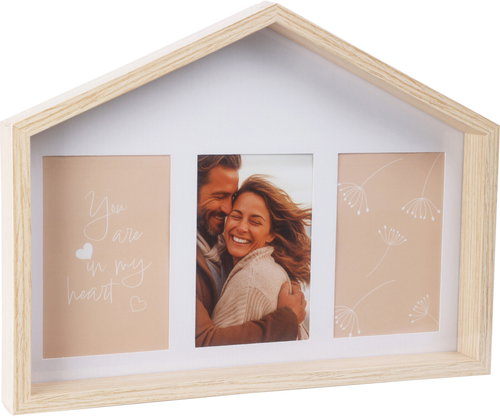 Home Styling Collection House-shaped photo frame, 37 × 40 × 27 cm - Photo Frame - Main image