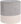 Collection, Round upholstered pouf in two colours boucle, 34 × 35 cm, grey