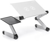InnovaGoods Nastavitelný vícepolohový stolek na notebook - Chladící podložka pod notebook