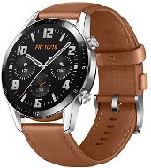 Huawei Watch GT 2 46 mm Brown Leather Strap - Smartwatch