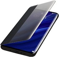 Huawei Original S-View tok P30 Pro készülékhez, fekete - Mobiltelefon tok