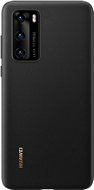 Huawei Original PU P40 fekete tok - Telefon tok