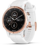 Garmin Fenix ??5S Plus Sapphire Rose Gold, White Band - Smart Watch
