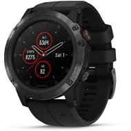 Garmin Fenix ??5X Plus Sapphire Black, Black Band - Smart Watch