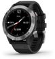 Garmin Fenix 6 Glass, Silver/Black Band - Okosóra