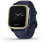Garmin Venu Sq Musik Light Gold / Bau Armband - Smartwatch