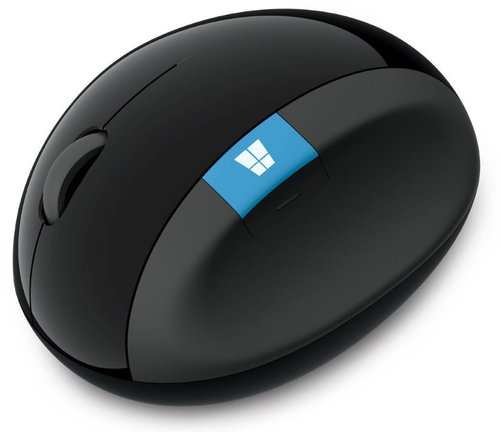 Microsoft Sculpt Ergonomic Mouse Wireless, black Main image Microsoft Sculpt Ergonomic Mouse Wireless, black - Mouse - Main image