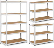 Humberg Metal shelf 150 × 75 × 30 cm white - Shelving Unit
