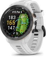 Garmin Approach S70 42mm fekete kerámia + fehér szíj - Okosóra