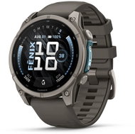 Garmin Fenix 9 47mm AMOLED Bare Titanium Pebble Gray - Smart Watch