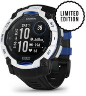 Garmin Instinct 3 50mm Solar Whitestone / Bolt Blue Band - Okosóra