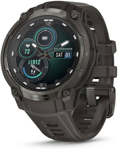 Garmin Instinct Crossover AMOLED Charcoal Fő fotó Garmin Instinct Crossover AMOLED Charcoal - Okosóra - Fő fotó