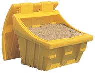 Hurtownia Nádoba na písek, písek a sůl na chodníky, 300 kg, žlutá - Shipping Box