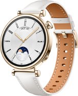 Huawei Watch GT 4 41 mm White Leather Strap - Smart Watch