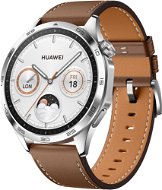 Huawei Watch GT 4 46 mm Brown Leather Strap - Smart hodinky