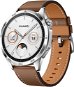Smart Watch Huawei Watch GT 4 46 mm Brown Leather Strap - Chytré hodinky