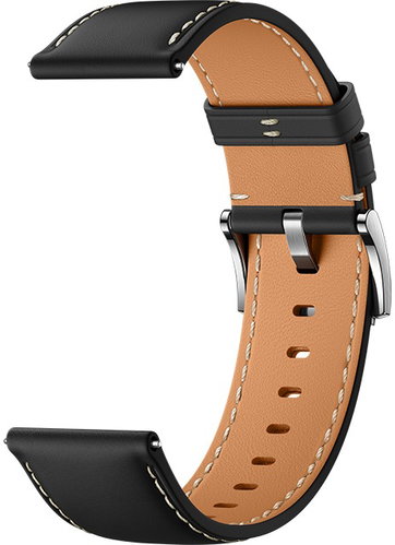 Huawei EasyFit 22mm Vegan Leather Black - Watch Strap - Main image