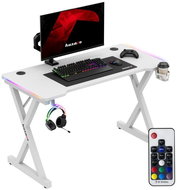 Huzaro Hero 2.3 RGB, white - Gaming Desk