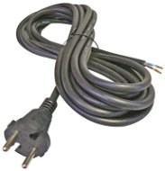 EMOS Flexo Rubber Cord 2 × 1mm2, 3m, Black - Power Cable