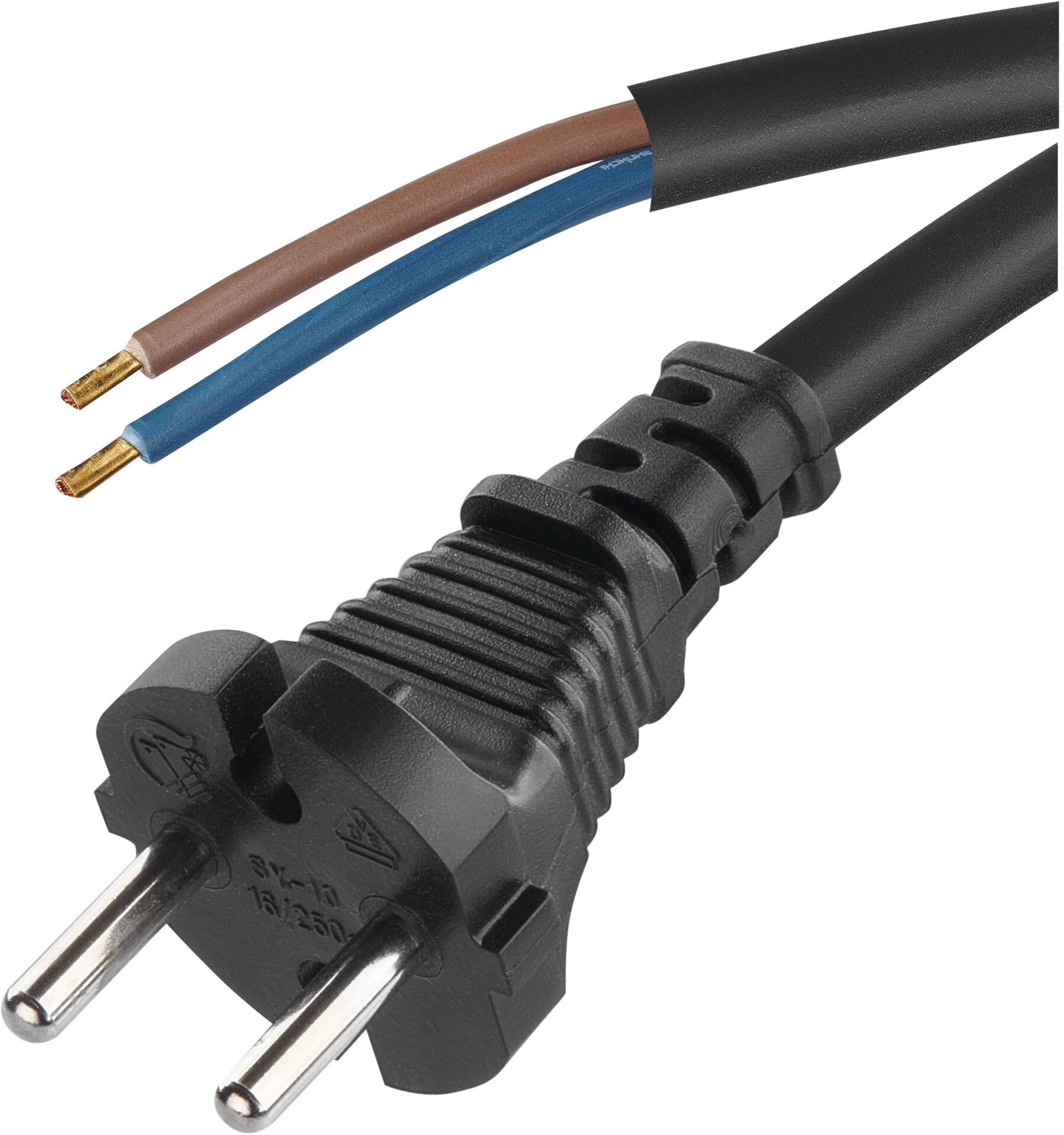 EMOS Flexo 2 × 1,5mm2, 3m, fekete