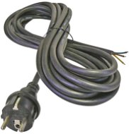 EMOS Flexo Rubber Cord 3 × 1,5mm2, 3m, Black - Power Cable