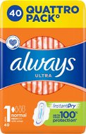 Menštruačné vložky ALWAYS Ultra Normal Plus 40 ks - Menstruační vložky