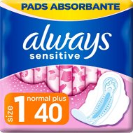 Sanitary Pads ALWAYS Ultra Sensitive Normal Plus 40pcs - Menstruační vložky
