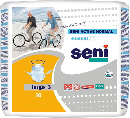 Seni Active Normal Large (10 pieces) - Disposable Underwear - Main image