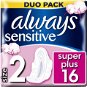 Egészségügyi betét ALWAYS Sensitive Ultra Super Plus, 16 db - Menstruační vložky