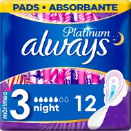 Egészségügyi betét ALWAYS Platinum Day & Night 12 db - Menstruační vložky