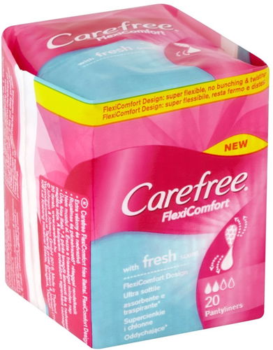 CAREFREE® FlexiComfort Ultra Thin Panty Liners