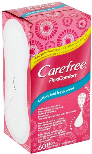 CAREFREE Flexicomfort Cotton 60 pce - Panty Liners