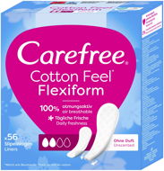 Tisztasági betét CAREFREE Cotton Flexiform 56 db - Slipové vložky