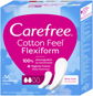 Panty Liners CAREFREE Cotton Flexiform 56 pcs - Slipové vložky