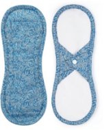 Bamboolik Fabric menstruációs betét bi-pamut - szatén (patentos) 1 db Szürke és kék - Egészségügyi betét