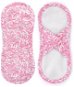 Bamboolik Fabric Slip Insert Biobotton - Satin (Velcro) 1 pcs Pink and White - Sanitary Pads