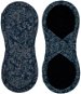Bamboolik Fabric Slip Insert Bio-cotton - Satin (velcro) 1 pcs Dark Blue - Sanitary Pads