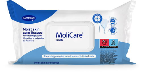 Molicare Skin vlhčené ošetřující ubrousky 50 ks - Vlhčené ubrousky - Hlavní obrázek