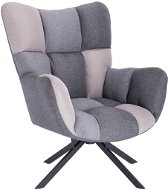 HAWAJ CL-18030-2 Grey, Patchwork - Conference Chair