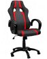 HAWAJ red/black with stripes - Office Armchair