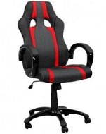 HAWAII piros/fekete csíkos irodai szék - Irodai fotel