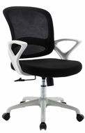 HAWAJ C3211B Black and White - Office Chair